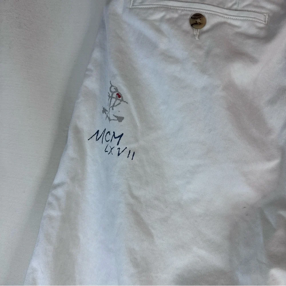 POLO RALPH LAUREN Men’s Size 30x30 Pant Khakis Straight Fit Graphic Art Design